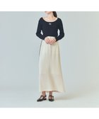 【グレース コンチネンタル/GRACE CONTINENTAL】のロゴ刺繍リブトップ ブラック|ID: prp329100004869230 ipo3291000000036287117