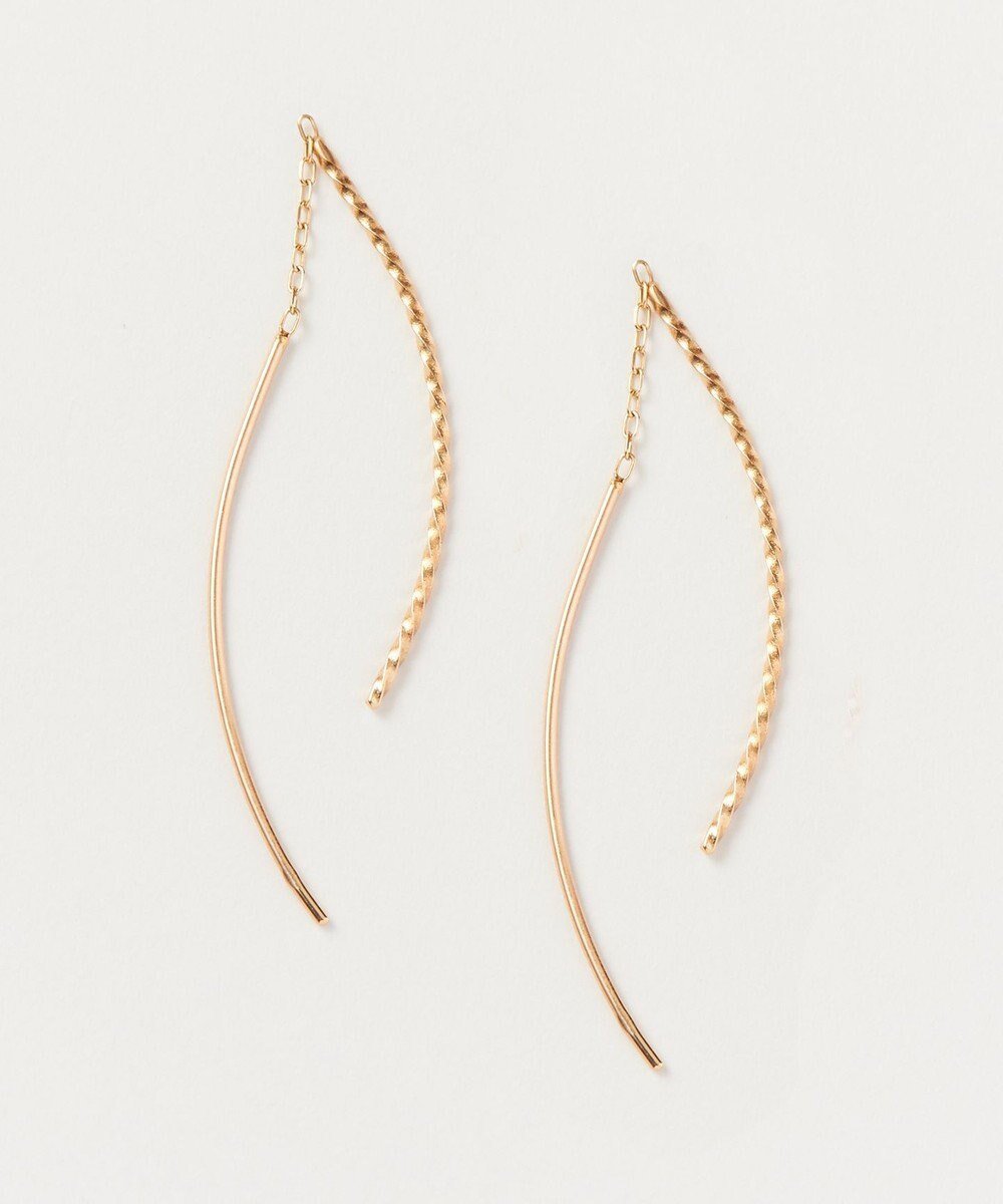 【フィービィー/phoebe】の【K10】クロスラインアメリカンピアス 人気、トレンドファッション・服の通販 founy(ファニー) 　ファッション　Fashion　レディースファッション　Fashion for Women　アクセサリー　Fashion Accessories　アメリカン　American Style　ジュエリー　Jewelry, Accessories　ジュエル　Jewel, Gemstone　ツイスト　Tweed, Tweed Fabric　バランス　Balance, Style Balance　プレーン　Plain, Simple　ベーシック　Basic, Essential　ボックス　Boxy, Box Shape　エレガント 上品　Elegant　 other-1|ID: prp329100004869236 ipo3291000000036287147