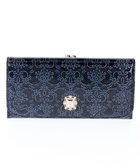 【アナスイ/ANNA SUI】のルーミー 口金フラップ長財布 ネイビー|ID: prp329100004869239 ipo3291000000036287166