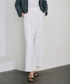 【アイシービー/iCB】の【洗える】シルフィルダブルクロス ワイドパンツ アイボリー系|ID: prp329100004869241 ipo3291000000036287177