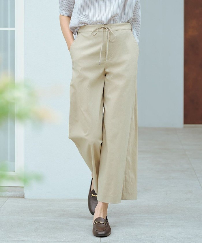 【ジェイ プレス/J.PRESS】の【洗える】セルロースリネンストレッチ イージー パンツ インテリア・キッズ・メンズ・レディースファッション・服の通販 founy(ファニー) https://founy.com/ ファッション Fashion レディースファッション Fashion for Women パンツ Pants & Trousers ストレッチ Stretch, Stretchy Fabric リラックス Relax, Relaxed Fit ワイド Wide, Wide Fit エレガント 上品 Elegant 夏 Summer 春 Spring S/S・春夏 SS, Spring/Summer, Warm Season 洗える Machine Washable |ID: prp329100004869247 ipo3291000000036287213