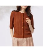 【自由区/JIYU-KU】の【カタログ掲載・セットアップ対応・洗える】シアーコイル カーディガン 人気、トレンドファッション・服の通販 founy(ファニー) ファッション Fashion レディースファッション Fashion for Women トップス・カットソー Cut & Sew Tops カーディガン・羽織り Layered Style Cardigans セットアップ Matching Sets レディーストップス・ブラウス Tops & Blouses / Assorted Women's Tops アイレット Eyelet Lace カーディガン Cardigan, Knitwear シンプル Simple, Minimal セットアップ Set-Up, Coordinated Outfit ボトム Bottoms, Lower Wear モザイク Mosaic, Geometric Pattern エレガント 上品 Elegant 夏 Summer 春 Spring S/S・春夏 SS, Spring/Summer, Warm Season 洗える Machine Washable 透かし Cut-Out, Lacework thumbnail コッパー|ID: prp329100004869249 ipo3291000000036287224