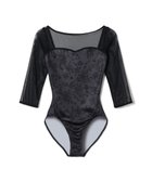 【チャコット/Chacott】の6分袖レオタード 人気、トレンドファッション・服の通販 founy(ファニー) ファッション Fashion レディースファッション Fashion for Women トップス・カットソー Cut & Sew Tops カッティング Cutting Detail フラワー Flower, Floral プリント Print, Printed Pattern 夏 Summer thumbnail ダークグレープリント|ID: prp329100004869256 ipo3291000000036287253