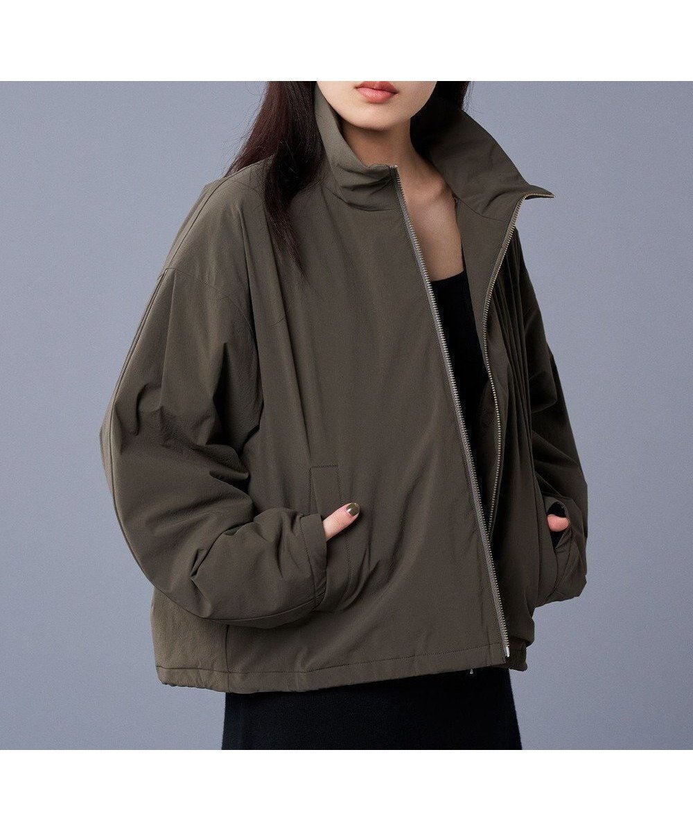 【アンクレイヴ/uncrave】のスムースタフタ パディングジャケット(uncrave STANDARD) インテリア・キッズ・メンズ・レディースファッション・服の通販 founy(ファニー) 　ファッション　Fashion　レディースファッション　Fashion for Women　アウター　Coat / Outerwear Collection　レディースジャケット・軽アウター　Jackets　軽量　Lightweight, Ultra Light　ジャケット　Jacket, Outerwear　スタンド　Stand Collar, Upright Stand　ストレッチ　Stretch, Stretchy Fabric　スポーティ　Sporty, Casual Athletic　タフタ　Taffeta, Structured Fabric　A/W・秋冬　Autumn/Winter　おすすめ　Recommended / Our Picks　エレガント 上品　Elegant　スレート|ID: prp329100004869257 ipo3291000000036287264