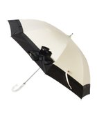 【ムーンバット/MOONBAT】のランバン オン ブルー 晴雨兼用日傘 長傘 切り継ぎビジューリボン 遮光 遮熱 UV ベージュ|ID: prp329100004869262 ipo3291000000036287347