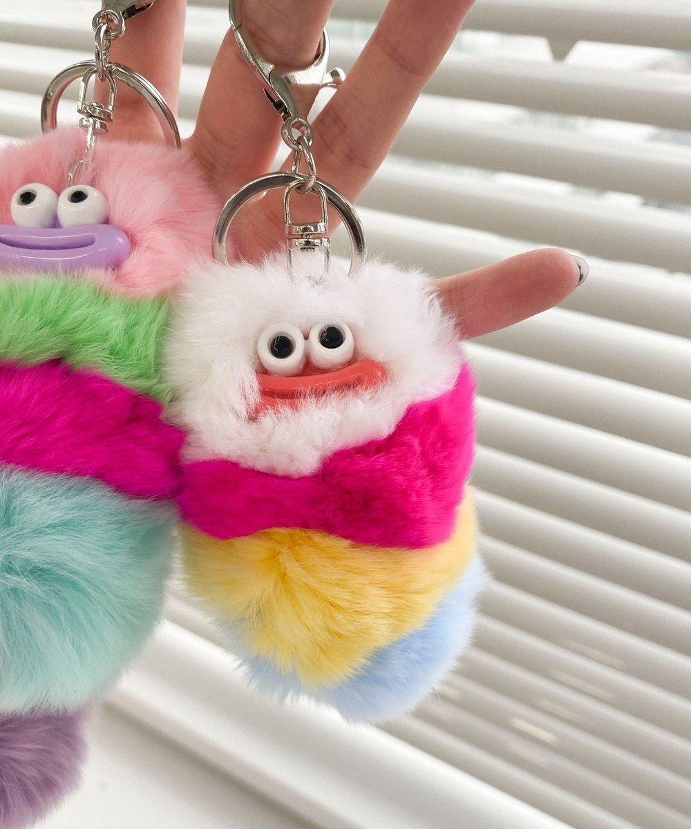 【ウィゴー/WEGO】のイモムシモンスターぬいキーホルダー 人気、トレンドファッション・服の通販 founy(ファニー) 　ファッション　Fashion　レディースファッション　Fashion for Women　ミニ財布・二つ折り財布　Wallets & Card Cases　おすすめ　Recommended / Our Picks　キーホルダー　Keychain, Key Holder　スマホ　Smartphone, Mobile Device　財布　Wallet, Purse　 other-1|ID: prp329100004869266 ipo3291000000036287396