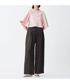 【アンクレイヴ/uncrave】のテンセルライトリネン ワイドパンツ ブラウングレー|ID: prp329100004869268 ipo3291000000036287432