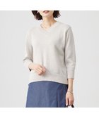 【ジェイ プレス/J.PRESS】の【洗える】GIMA COTTON ミックスカラー Vネック ニット 人気、トレンドファッション・服の通販 founy(ファニー) ファッション Fashion レディースファッション Fashion for Women トップス・カットソー Cut & Sew Tops ニット Knit Tops & Sweaters Vネックトップス V-Neck Tops / V-Cut Neckline Shirts インナー Innerwear セーター Sweater, Knitwear タートルネック Turtleneck, High Neck ハイネック High Neck, Mock Neck ミックス Mix, Mixed Style ワイド Wide, Wide Fit 夏 Summer 春 Spring S/S・春夏 SS, Spring/Summer, Warm Season 洗える Machine Washable thumbnail モノトーンMIX系|ID: prp329100004869269 ipo3291000000036287441