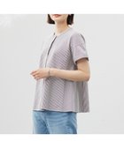 【ジェイ プレス/J.PRESS】の【洗える・抗菌防臭・吸水速乾】サッカージャージー フレンチスリーブ カットソー オフ×モカ系|ID: prp329100004869276 ipo3291000000036287527