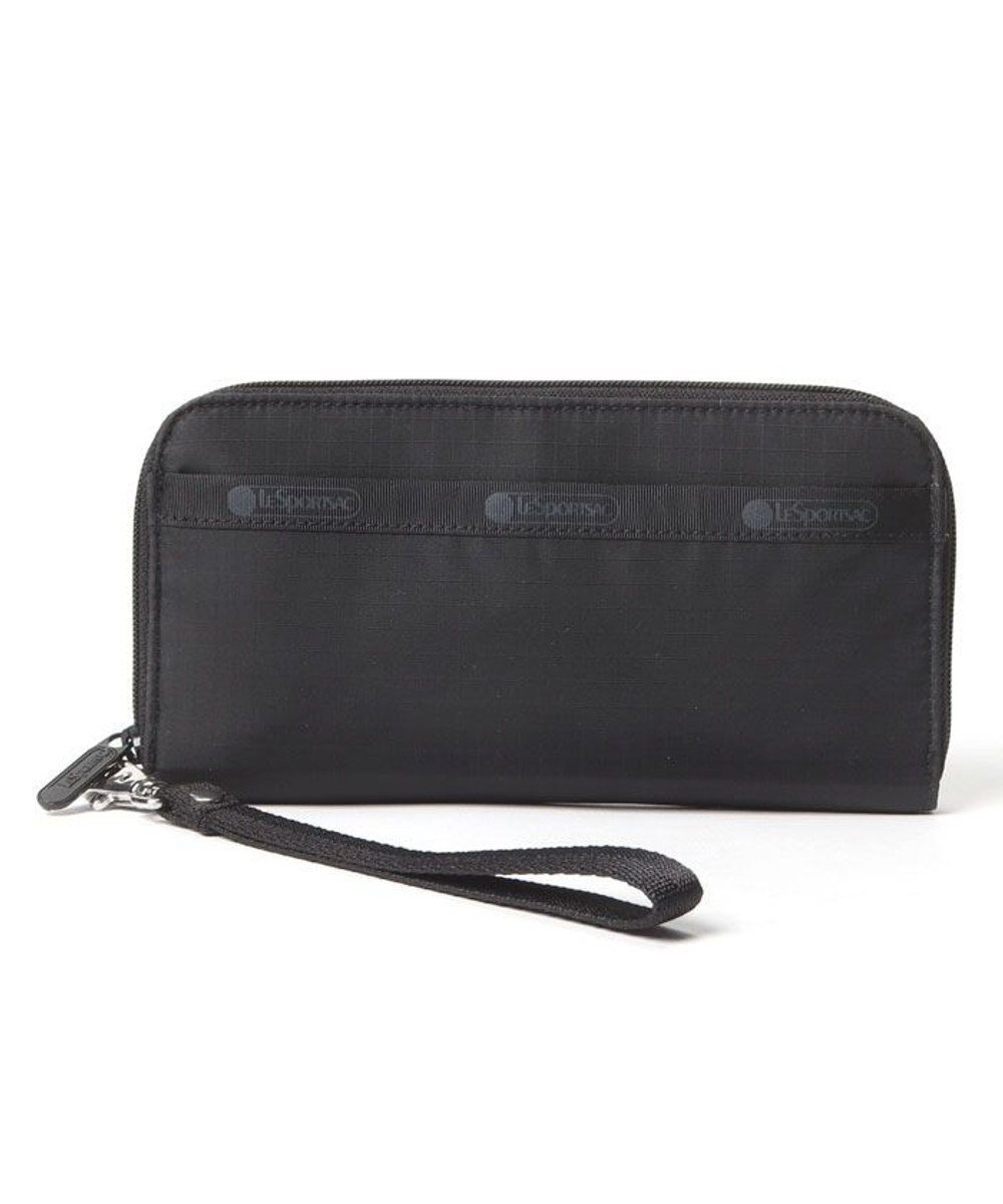 【レスポートサック/LeSportsac】のTECH WALLET WRISTLET/リサイクルドブラックJP 人気、トレンドファッション・服の通販 founy(ファニー) 　ファッション　Fashion　レディースファッション　Fashion for Women　ミニ財布・二つ折り財布　Wallets & Card Cases　ウォレット　Wallet　軽量　Lightweight, Ultra Light　シンプル　Simple, Minimal　財布　Wallet, Purse　人気　Popular, Best Seller　プリント　Print, Printed Pattern　ポケット　Pocket, Pocket Detail　無地　Plain, Solid Color　ラウンド　Round, Round Neck　おすすめ　Recommended / Our Picks　旅行　Travel　ギフト プレゼント　Gift / Present　ビジネス 仕事 通勤　Business / Work / Commuting　 other-1|ID: prp329100004869279 ipo3291000000036287574