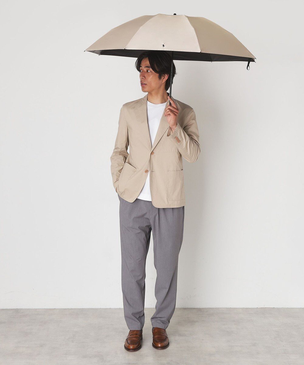 【ムーンバット/MOONBAT】の【軽量/大きめ】POLO RALPH LAUREN 遮光 晴雨兼用 折りたたみ日傘 ワンポイント ポロポニー 60cm インテリア・キッズ・メンズ・レディースファッション・服の通販 founy(ファニー) 　ファッション　Fashion　レディースファッション　Fashion for Women　レイングッズ・傘・晴雨兼用傘　Umbrellas & Rain Gear　アイビー　Ivy Pattern　傘　Umbrella, Parasol　軽量　Lightweight, Ultra Light　スマート　Smart, Elegant　ニューヨーク　New York, NYC Style　ベーシック　Basic, Essential　日傘　Parasol, UV Umbrella　ワンポイント　One Point, Statement Accent　ベージュ|ID: prp329100004869280 ipo3291000000036287587