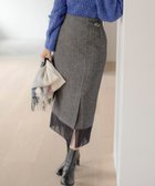 【エニィ スィス/any SiS】のシアーコンビヘリンボーン スカート 人気、トレンドファッション・服の通販 founy(ファニー) ファッション Fashion レディースファッション Fashion for Women スカート Skirts オーガンジー Organza Fabric シアー Sheer, See-Through ツイード Twill, Twill Weave トレンド Trend, Trending Now エレガント 上品 Elegant ビジネス 仕事 通勤 Business / Work / Commuting A/W・秋冬 Autumn/Winter thumbnail ブラック系|ID: prp329100004869283 ipo3291000000036287626