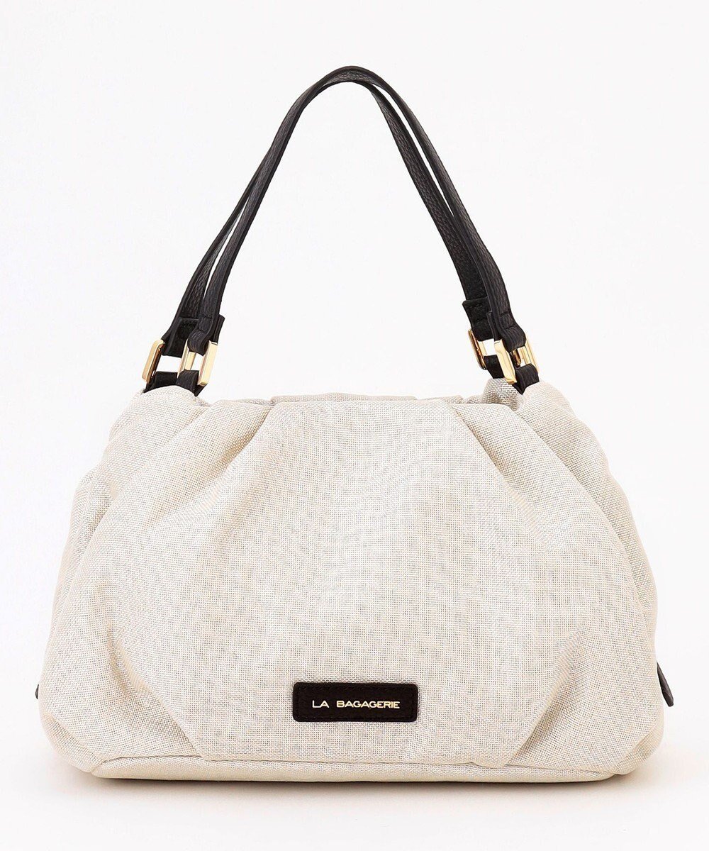 【ラ バガジェリー/LA BAGAGERIE】のナチュラルタックトート mini インテリア・キッズ・メンズ・レディースファッション・服の通販 founy(ファニー) 　ファッション　Fashion　レディースファッション　Fashion for Women　バッグ　Bags　おすすめ　Recommended / Our Picks　スマート　Smart, Elegant　ハンカチ　Handkerchief, Hanky　ポケット　Pocket, Pocket Detail　マグネット　Magnet, Magnetic Closure　リネン　Linen, Linen Fabric　財布　Wallet, Purse　ホワイト|ID: prp329100004869285 ipo3291000000036287648