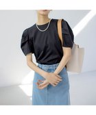 【組曲/KUMIKYOKU】のGIZAコットンタックスリーブ Tシャツ ブラック系|ID: prp329100004869290 ipo3291000000036287728