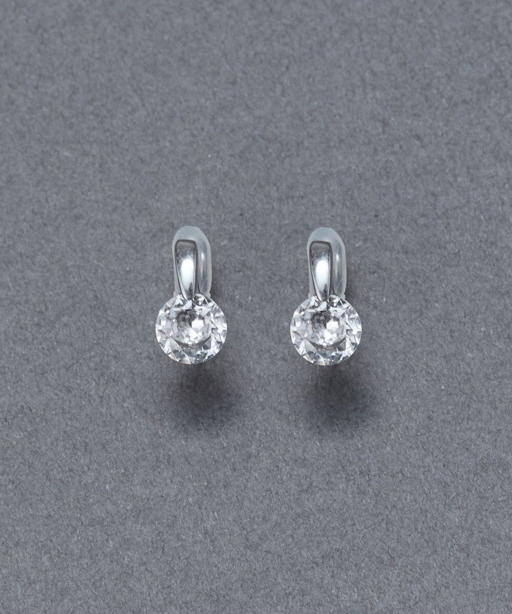 【フィービィー/phoebe】の【痛くないシリーズ/金属アレルギー対応】スターリスビジューライトフィットイヤリング シルバー インテリア・キッズ・メンズ・レディースファッション・服の通販 founy(ファニー) 　ファッション　Fashion　レディースファッション　Fashion for Women　ジュエリー　Jewelry　ファッションリング　Fashion Rings　イヤリング・フープ・ドロップタイプ　Hoop, Drop & Clip Earrings　おすすめ　Recommended / Our Picks　アクセサリー　Fashion Accessories　イヤリング　Earrings　ギフト プレゼント　Gift / Present　シルバー　Silver, Metallic Silver　ジュエリー　Jewelry, Accessories　ビジュー　Bijou, Jewel-like Accent　フィット　Fit, Slim Fit　フォルム　Silhouette, Form　エレガント 上品　Elegant　軽量　Lightweight, Ultra Light　シルバー|ID: prp329100004869304 ipo3291000000036287941