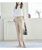 【エニー/ANY】の【ウエストゴム/ストレッチ/セットアップ可】イージィケアストレッチテーパードパンツ 人気、トレンドファッション・服の通販 founy(ファニー) ファッション Fashion レディースファッション Fashion for Women セットアップ Matching Sets レディースパンツ・ボトムス Pants & Trousers / Bottoms 春 Spring ストレッチ Stretch, Stretchy Fabric セットアップ Set-Up, Coordinated Outfit フラット Flat, Flat Shoes S/S・春夏 SS, Spring/Summer, Warm Season 夏 Summer セレモニー Ceremony ビジネス 仕事 通勤 Business / Work / Commuting thumbnail ベージュ|ID: prp329100004869309 ipo3291000000036288050