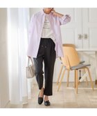 【エニー/ANY】の【ウエストゴム/ストレッチ/セットアップ可】イージィケアストレッチテーパードパンツ 人気、トレンドファッション・服の通販 founy(ファニー) ファッション Fashion レディースファッション Fashion for Women セットアップ Matching Sets レディースパンツ・ボトムス Pants & Trousers / Bottoms 春 Spring ストレッチ Stretch, Stretchy Fabric セットアップ Set-Up, Coordinated Outfit フラット Flat, Flat Shoes S/S・春夏 SS, Spring/Summer, Warm Season 夏 Summer セレモニー Ceremony ビジネス 仕事 通勤 Business / Work / Commuting thumbnail ブラック|ID: prp329100004869309 ipo3291000000036288055