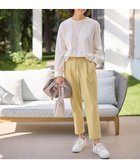 【エニー/ANY】の【ウエストゴム/ストレッチ/セットアップ可】イージィケアストレッチテーパードパンツ 人気、トレンドファッション・服の通販 founy(ファニー) ファッション Fashion レディースファッション Fashion for Women セットアップ Matching Sets レディースパンツ・ボトムス Pants & Trousers / Bottoms 春 Spring ストレッチ Stretch, Stretchy Fabric セットアップ Set-Up, Coordinated Outfit フラット Flat, Flat Shoes S/S・春夏 SS, Spring/Summer, Warm Season 夏 Summer セレモニー Ceremony ビジネス 仕事 通勤 Business / Work / Commuting thumbnail イエロー|ID: prp329100004869309 ipo3291000000036288058