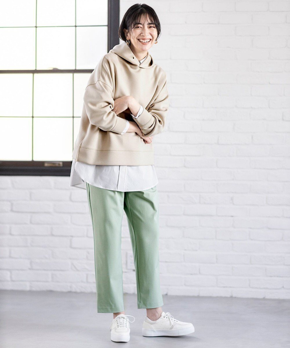 【エニー/ANY】の【ウエストゴム/ストレッチ/セットアップ可】イージィケアストレッチテーパードパンツ インテリア・キッズ・メンズ・レディースファッション・服の通販 founy(ファニー) 　ファッション　Fashion　レディースファッション　Fashion for Women　セットアップ　Matching Sets　レディースパンツ・ボトムス　Pants & Trousers / Bottoms　春　Spring　ストレッチ　Stretch, Stretchy Fabric　セットアップ　Set-Up, Coordinated Outfit　フラット　Flat, Flat Shoes　S/S・春夏　SS, Spring/Summer, Warm Season　夏　Summer　セレモニー　Ceremony　ビジネス 仕事 通勤　Business / Work / Commuting　ミントグリーン|ID: prp329100004869309 ipo3291000000036288060