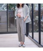 【エニー/ANY】の【ウエストゴム/ストレッチ/セットアップ可】イージィケアストレッチテーパードパンツ 人気、トレンドファッション・服の通販 founy(ファニー) ファッション Fashion レディースファッション Fashion for Women セットアップ Matching Sets レディースパンツ・ボトムス Pants & Trousers / Bottoms 春 Spring ストレッチ Stretch, Stretchy Fabric セットアップ Set-Up, Coordinated Outfit フラット Flat, Flat Shoes S/S・春夏 SS, Spring/Summer, Warm Season 夏 Summer セレモニー Ceremony ビジネス 仕事 通勤 Business / Work / Commuting thumbnail グレー|ID: prp329100004869309 ipo3291000000036288061