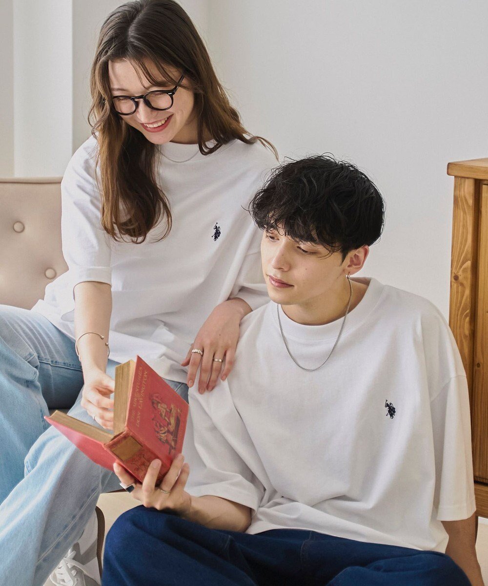 【ウィゴー/WEGO】の【ユニセックス着用ITEM】別注USPOLO ヘビーウエイトBIGT(S) インテリア・キッズ・メンズ・レディースファッション・服の通販 founy(ファニー) 　ファッション　Fashion　レディースファッション　Fashion for Women　トップス・カットソー　Cut & Sew Tops　シャツ・ブラウス・オフィスカジュアル　Elegant Blouses & Button-Ups　ロングTシャツ・Tシャツ　Longline T-Shirts & Tees　カットソー・ベーシックTシャツ　Cut-and-Sewn Tops / Stretch Tees & Basics　春　Spring　秋　Autumn　カットソー　Cut and Sewn Top　カーゴパンツ　Cargo Pants, Utility Pants　カーディガン　Cardigan, Knitwear　サンダル　Sandals, Summer Shoes　ショルダー　Shoulder, Shoulder Strap　スマホ　Smartphone, Mobile Device　デニム　Denim, Jeans Material　トレンド　Trend, Trending Now　ドロップ　Drop Shoulder, Dropped Style　ビッグ　Big, Oversized　別注　Limited Edition, Custom Order　無地　Plain, Solid Color　ワイド　Wide, Wide Fit　S/S・春夏　SS, Spring/Summer, Warm Season　夏　Summer　ホワイト|ID: prp329100004869311 ipo3291000000036288091