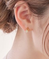 【フィービィー/phoebe】の【金属アレルギー対応】【痛くないシリーズ】ルーセントビジューライトフィットイヤリング ゴールド 人気、トレンドファッション・服の通販 founy(ファニー) ファッション Fashion レディースファッション Fashion for Women ジュエリー Jewelry ファッションリング Fashion Rings イヤリング・フープ・ドロップタイプ Hoop, Drop & Clip Earrings アクセサリー Fashion Accessories イヤリング Earrings ダイヤモンド Diamond, Brilliant Cut ビジュー Bijou, Jewel-like Accent ベーシック Basic, Essential メタル Metal, Metal Parts ローズ Rose, Rose Motif エレガント 上品 Elegant 軽量 Lightweight, Ultra Light |ID:prp329100004869322