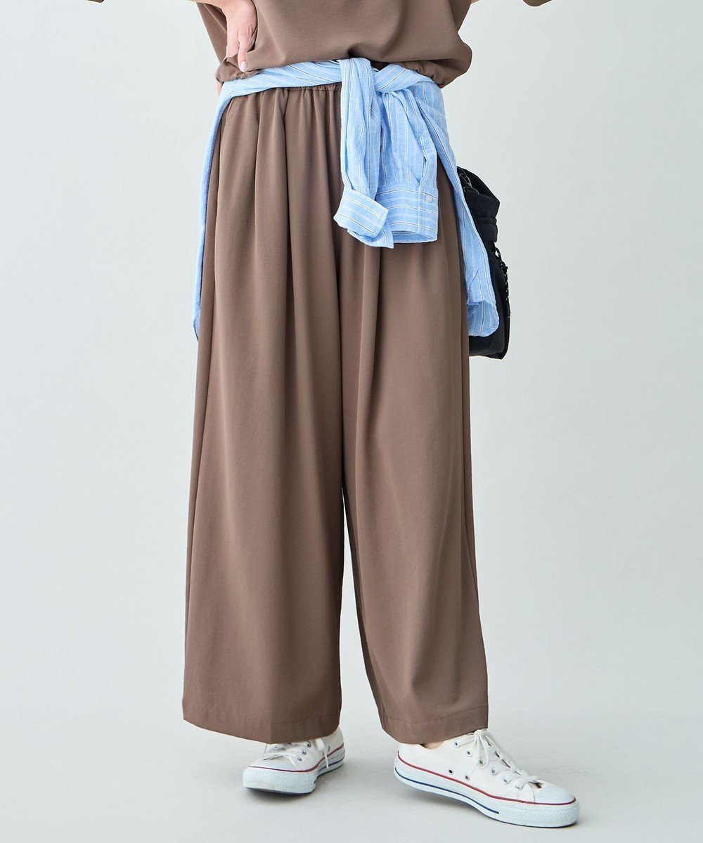 【エニー/ANY】の涼やかDRYイージーパンツ インテリア・キッズ・メンズ・レディースファッション・服の通販 founy(ファニー) 　ファッション　Fashion　レディースファッション　Fashion for Women　パンツ　Pants & Trousers　春　Spring　洗える　Machine Washable　カットソー　Cut and Sewn Top　吸水　Absorbent, Quick-Dry　サンダル　Sandals, Summer Shoes　シンプル　Simple, Minimal　ジャケット　Jacket, Outerwear　スニーカー　Sneakers, Trainers　セットアップ　Set-Up, Coordinated Outfit　バランス　Balance, Style Balance　リラックス　Relax, Relaxed Fit　S/S・春夏　SS, Spring/Summer, Warm Season　おすすめ　Recommended / Our Picks　夏　Summer　モカ|ID: prp329100004869323 ipo3291000000036288277