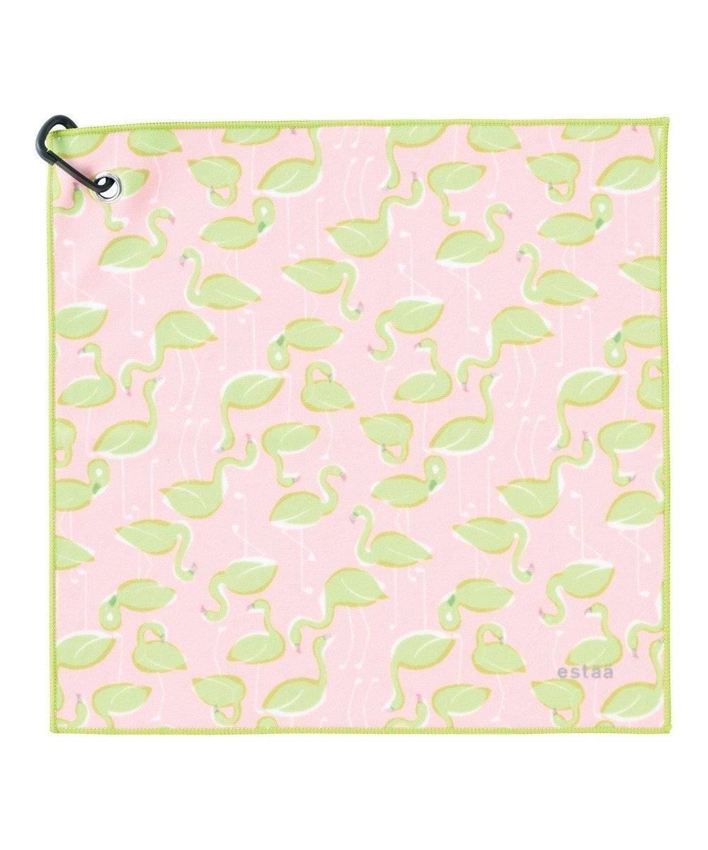 【ムーンバット/MOONBAT】のエスタ (estaa) くっつきタオル フラミンゴ インテリア・キッズ・メンズ・レディースファッション・服の通販 founy(ファニー) 　ファッション　Fashion　レディースファッション　Fashion for Women　ミニ財布・二つ折り財布　Wallets & Card Cases　カラフル　Colorful Design　ガーデン　Garden, Gardening　タオル　Towel, Bath Towel　ハンカチ　Handkerchief, Hanky　ハンド　Hand, Handmade　バンダナ　Bandana, Head Scarf　ポーチ　Pouch, Small Case　傘　Umbrella, Parasol　吸水　Absorbent, Quick-Dry　財布　Wallet, Purse　ピンク|ID: prp329100004869324 ipo3291000000036288304