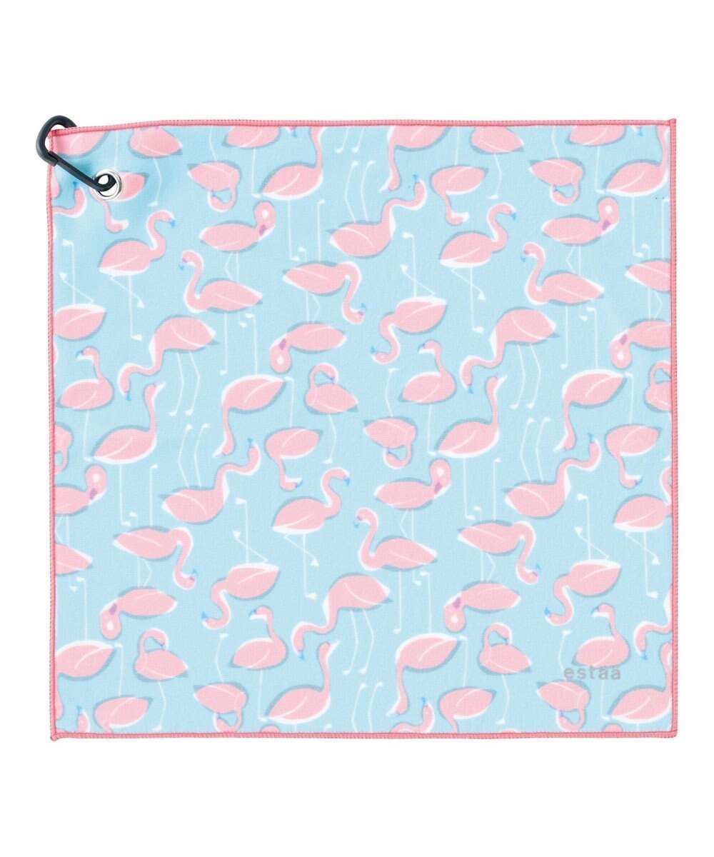 【ムーンバット/MOONBAT】のエスタ (estaa) くっつきタオル フラミンゴ インテリア・キッズ・メンズ・レディースファッション・服の通販 founy(ファニー) 　ファッション　Fashion　レディースファッション　Fashion for Women　ミニ財布・二つ折り財布　Wallets & Card Cases　カラフル　Colorful Design　ガーデン　Garden, Gardening　タオル　Towel, Bath Towel　ハンカチ　Handkerchief, Hanky　ハンド　Hand, Handmade　バンダナ　Bandana, Head Scarf　ポーチ　Pouch, Small Case　傘　Umbrella, Parasol　吸水　Absorbent, Quick-Dry　財布　Wallet, Purse　ターコイズブルー|ID: prp329100004869324 ipo3291000000036288306