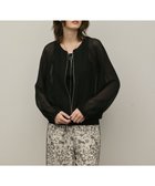 【グレース コンチネンタル/GRACE CONTINENTAL】のノーカラーカラミブルゾン 人気、トレンドファッション・服の通販 founy(ファニー) ファッション Fashion レディースファッション Fashion for Women アウター Coat / Outerwear Collection レディースジャケット・軽アウター Jackets ブルゾンジャケット・スポーティアウター Blouson Jackets ジャケット Jacket, Outerwear ブルゾン Blouson, Bomber Jacket 夏 Summer 春 Spring S/S・春夏 SS, Spring/Summer, Warm Season thumbnail ブラック|ID: prp329100004869332 ipo3291000000036288494