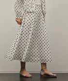 【グレース コンチネンタル/GRACE CONTINENTAL】のドットフロッキータックスカート 人気、トレンドファッション・服の通販 founy(ファニー) ファッション Fashion レディースファッション Fashion for Women スカート Skirts シアー Sheer, See-Through ドット Polka Dot, Dot Pattern フレア Flare, Flared モチーフ Motif, Design Theme 夏 Summer 春 Spring S/S・春夏 SS, Spring/Summer, Warm Season thumbnail ホワイト|ID: prp329100004869333 ipo3291000000036288516