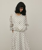 【グレース コンチネンタル/GRACE CONTINENTAL】のドットフロッキーブルゾン 人気、トレンドファッション・服の通販 founy(ファニー) ファッション Fashion レディースファッション Fashion for Women アウター Coat / Outerwear Collection レディースジャケット・軽アウター Jackets ブルゾンジャケット・スポーティアウター Blouson Jackets シアー Sheer, See-Through ジャケット Jacket, Outerwear ドット Polka Dot, Dot Pattern ブルゾン Blouson, Bomber Jacket モチーフ Motif, Design Theme 夏 Summer 春 Spring S/S・春夏 SS, Spring/Summer, Warm Season thumbnail ホワイト|ID: prp329100004869334 ipo3291000000036288538