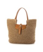 【アンビリオン/UNBILLION】のカシュカシュ cachecache / ベルトフラップクロッシェトート カゴバッグ キャメル|ID: prp329100004869335 ipo3291000000036288546