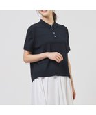 【ジェイ プレス/J.PRESS】のDRY COTTON ポロ ニット 人気、トレンドファッション・服の通販 founy(ファニー) ファッション Fashion レディースファッション Fashion for Women トップス・カットソー Cut & Sew Tops ニット Knit Tops & Sweaters 春 Spring シャドー Shadow, Subtle Pattern シンプル Simple, Minimal セーター Sweater, Knitwear ボーダー Border, Stripe ポロシャツ Polo Shirt, Collared Tee リラックス Relax, Relaxed Fit S/S・春夏 SS, Spring/Summer, Warm Season 夏 Summer エレガント 上品 Elegant thumbnail ネイビーシャドー系|ID: prp329100004869337 ipo3291000000036288572