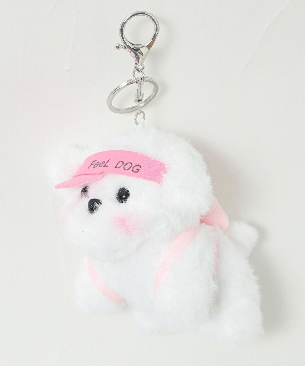 【ウィゴー/WEGO】のFEEL DOGぬいぐるみキーホルダー インテリア・キッズ・メンズ・レディースファッション・服の通販 founy(ファニー) 　ファッション　Fashion　レディースファッション　Fashion for Women　ミニ財布・二つ折り財布　Wallets & Card Cases　おすすめ　Recommended / Our Picks　キャップ　Cap, Baseball Cap　キーホルダー　Keychain, Key Holder　スマホ　Smartphone, Mobile Device　チャーム　Charm, Pendant　ポーチ　Pouch, Small Case　犬　Dog　財布　Wallet, Purse　ピンク|ID: prp329100004869342 ipo3291000000036288625