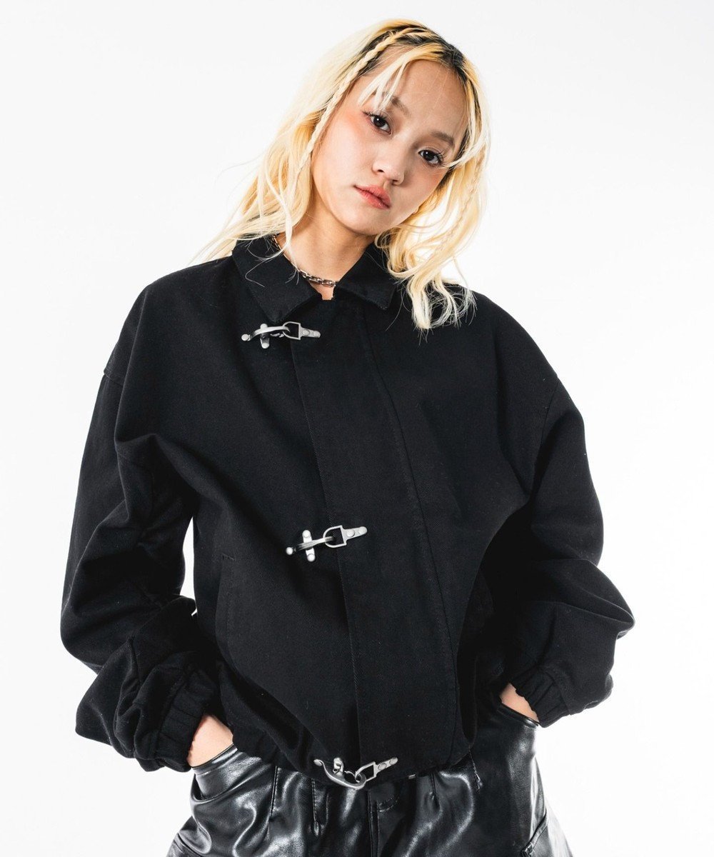 【ウィゴー/WEGO】の【ユニセックス着用ITEM】ファイヤーマンジャケット インテリア・キッズ・メンズ・レディースファッション・服の通販 founy(ファニー) 　ファッション　Fashion　レディースファッション　Fashion for Women　アウター　Coat / Outerwear Collection　レディースジャケット・軽アウター　Jackets　ブルゾンジャケット・スポーティアウター　Blouson Jackets　インナー　Innerwear　春　Spring　秋　Autumn　カーゴパンツ　Cargo Pants, Utility Pants　シンプル　Simple, Minimal　ジャケット　Jacket, Outerwear　スニーカー　Sneakers, Trainers　スマホ　Smartphone, Mobile Device　デニム　Denim, Jeans Material　トレンド　Trend, Trending Now　バランス　Balance, Style Balance　フロント　Front, Front Design　ブルゾン　Blouson, Bomber Jacket　ワイド　Wide, Wide Fit　冬　Winter / This Winter　S/S・春夏　SS, Spring/Summer, Warm Season　おすすめ　Recommended / Our Picks　夏　Summer　ブラック|ID: prp329100004869350 ipo3291000000036288747