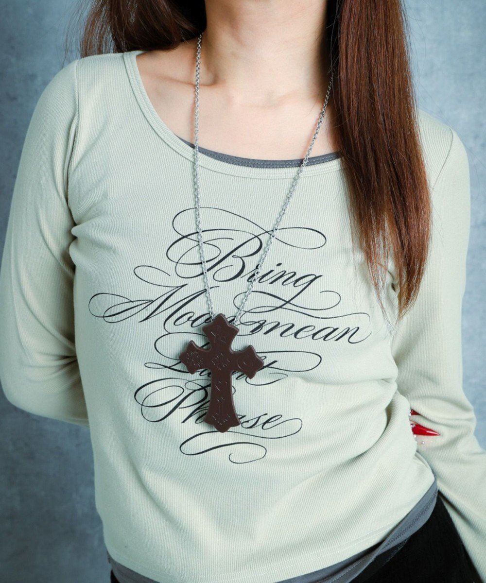 【ウィゴー/WEGO】の【ユニセックス着用ITEM】MPUエンボスロゴクロスネックレス 人気、トレンドファッション・服の通販 founy(ファニー) 　ファッション　Fashion　レディースファッション　Fashion for Women　ジュエリー　Jewelry　ネックレス　Necklaces & Pendants　アクセサリー　Fashion Accessories　シンプル　Simple, Minimal　スマホ　Smartphone, Mobile Device　チェーン　Chain, Chain Strap　ネックレス　Necklace, Pendant Necklace　 other-1|ID: prp329100004869352 ipo3291000000036288760