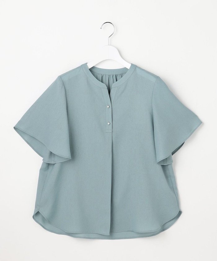 【エニィ スィス/any SiS】のスムージーポリエステル スキッパー ブラウス インテリア・キッズ・メンズ・レディースファッション・服の通販 founy(ファニー) https://founy.com/ ファッション Fashion レディースファッション Fashion for Women トップス・カットソー Cut & Sew Tops シャツ・ブラウス・オフィスカジュアル Elegant Blouses & Button-Ups 春 Spring ギャザー Gathered, Ruffled シンプル Simple, Minimal スキッパー Skipper, Open Collar スリット Slit, Slit Detail タイトスカート Pencil Skirt, Tight Skirt パール Pearl, Pearl Accent フレア Flare, Flared リラックス Relax, Relaxed Fit S/S・春夏 SS, Spring/Summer, Warm Season おすすめ Recommended / Our Picks 夏 Summer エレガント 上品 Elegant 新作・新入荷 New Arrivals / New In |ID: prp329100004869366 ipo3291000000036288892