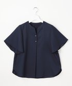 【エニィ スィス/any SiS】のスムージーポリエステル スキッパー ブラウス ネイビー|ID: prp329100004869366 ipo3291000000036288894