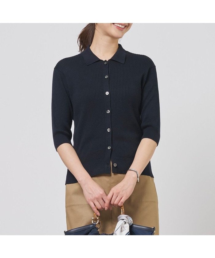 【ジェイ プレス/J.PRESS】のLINEN COTTON ポロ ニット インテリア・キッズ・メンズ・レディースファッション・服の通販 founy(ファニー) https://founy.com/ ファッション Fashion レディースファッション Fashion for Women トップス・カットソー Cut & Sew Tops ニット Knit Tops & Sweaters 春 Spring カーディガン Cardigan, Knitwear クラシカル Classical, Vintage-Inspired セーター Sweater, Knitwear リラックス Relax, Relaxed Fit S/S・春夏 SS, Spring/Summer, Warm Season 夏 Summer |ID: prp329100004869367 ipo3291000000036288902