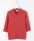 【ジェイ プレス/J.PRESS】のLINEN COTTON ポロ ニット 人気、トレンドファッション・服の通販 founy(ファニー) ファッション Fashion レディースファッション Fashion for Women トップス・カットソー Cut & Sew Tops ニット Knit Tops & Sweaters 春 Spring カーディガン Cardigan, Knitwear クラシカル Classical, Vintage-Inspired セーター Sweater, Knitwear リラックス Relax, Relaxed Fit S/S・春夏 SS, Spring/Summer, Warm Season 夏 Summer thumbnail ルビーレッド系|ID: prp329100004869367 ipo3291000000036288906
