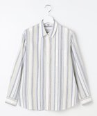 【ジェイ プレス/J.PRESS】のリネンMIX ストライプ シャツ ブラウス ブルーマルチ系|ID: prp329100004869370 ipo3291000000036288943