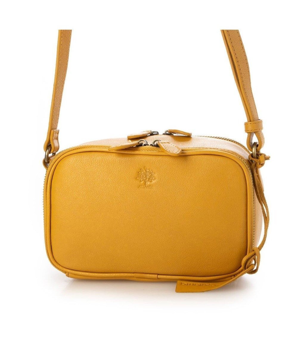 【アンビリオン/UNBILLION】のアトランタ ATLANTA / 牛革BOX型ウォレットショルダー インテリア・キッズ・メンズ・レディースファッション・服の通販 founy(ファニー) 　ファッション　Fashion　レディースファッション　Fashion for Women　ショルダー　Shoulder, Shoulder Strap　シンプル　Simple, Minimal　ポケット　Pocket, Pocket Detail　旅行　Travel　財布　Wallet, Purse　イエロー|ID: prp329100004869377 ipo3291000000036289023