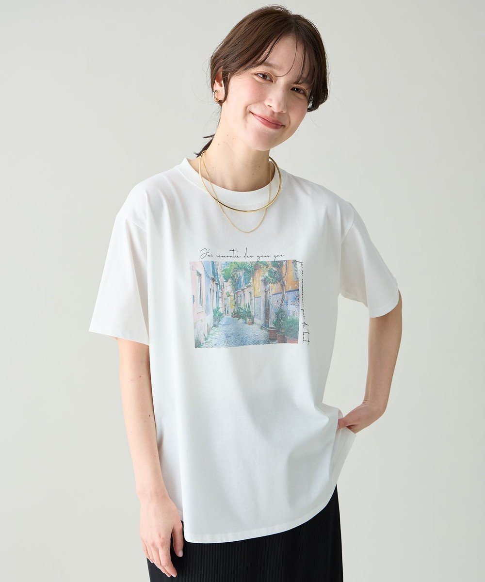 【エニー/ANY】のアソートロゴラウンドヘムTシャツ インテリア・キッズ・メンズ・レディースファッション・服の通販 founy(ファニー) 　ファッション　Fashion　レディースファッション　Fashion for Women　トップス・カットソー　Cut & Sew Tops　シャツ・ブラウス・オフィスカジュアル　Elegant Blouses & Button-Ups　ロングTシャツ・Tシャツ　Longline T-Shirts & Tees　カットソー・ベーシックTシャツ　Cut-and-Sewn Tops / Stretch Tees & Basics　インナー　Innerwear　春　Spring　カットソー　Cut and Sewn Top　サロペット　Overalls, Salopette　ジャケット　Jacket, Outerwear　S/S・春夏　SS, Spring/Summer, Warm Season　夏　Summer　フォト|ID: prp329100004869383 ipo3291000000036289104