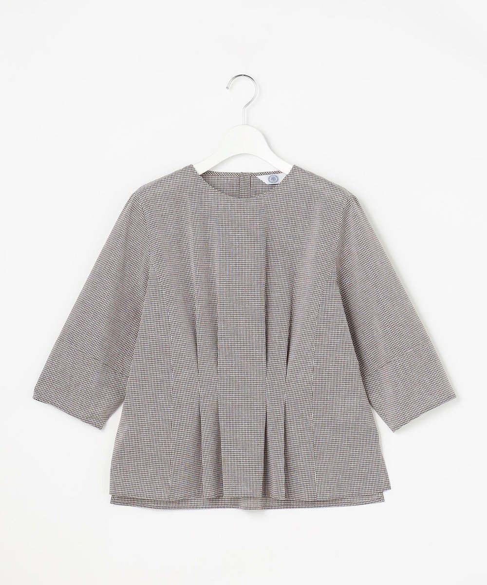 【ジェイ プレス/J.PRESS】のリネンminiチェック プルオーバー ブラウス インテリア・キッズ・メンズ・レディースファッション・服の通販 founy(ファニー) 　ファッション　Fashion　レディースファッション　Fashion for Women　トップス・カットソー　Cut & Sew Tops　シャツ・ブラウス・オフィスカジュアル　Elegant Blouses & Button-Ups　カジュアルプルオーバー・ニットトップス　Pullovers & Knit Tops / Casual Pullovers　インナー　Innerwear　春　Spring　ジャケット　Jacket, Outerwear　チェック　Check, Plaid, Tartan　デニム　Denim, Jeans Material　フィット　Fit, Slim Fit　ミックス　Mix, Mixed Style　リネン　Linen, Linen Fabric　リラックス　Relax, Relaxed Fit　ワイド　Wide, Wide Fit　S/S・春夏　SS, Spring/Summer, Warm Season　夏　Summer　エレガント 上品　Elegant　ビジネス 仕事 通勤　Business / Work / Commuting　ブラウンギンガム系|ID: prp329100004869386 ipo3291000000036289139