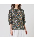 【ジェイ プレス/J.PRESS】のスパンボタニカル プリント クルーネック ブラウス ネイビー系|ID: prp329100004869387 ipo3291000000036289147