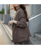 【エニィ スィス/any SiS】のシアーメッシュ ダブルジャケット モカグレー|ID: prp329100004869388 ipo3291000000036305545