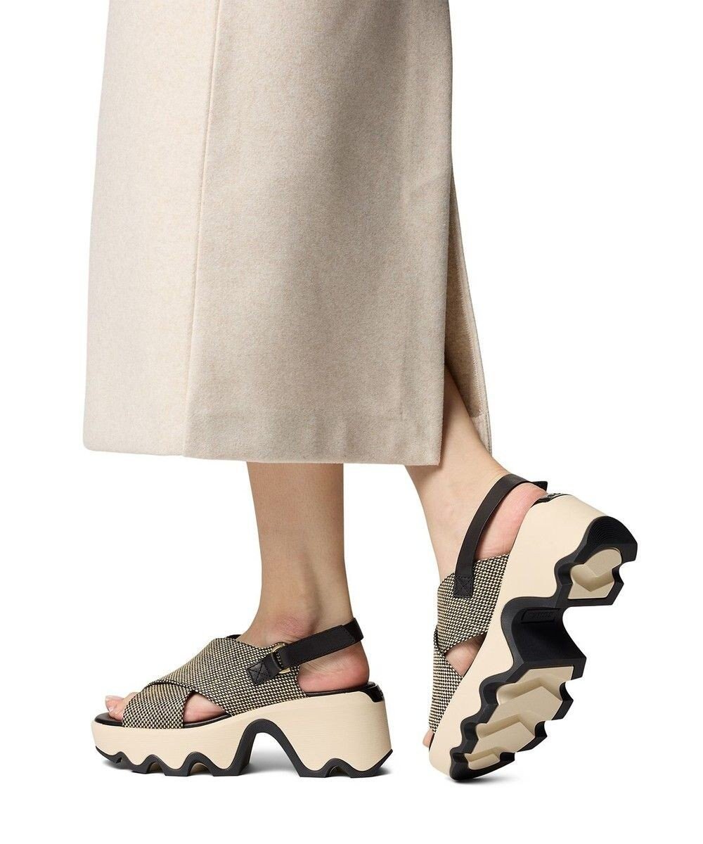 【ソレル/SOREL】のSOREL/ キネティック オーラ スリングバック テキスタイル /ソレル インテリア・キッズ・メンズ・レディースファッション・服の通販 founy(ファニー) 　ファッション　Fashion　レディースファッション　Fashion for Women　バッグ　Bags　サンダル　Sandals, Summer Shoes　シンプル　Simple, Minimal　エレガント 上品　Elegant　夏　Summer　S/S・春夏　SS, Spring/Summer, Warm Season　A/W・秋冬　Autumn/Winter　軽量　Lightweight, Ultra Light　Black Bleached Ceramic|ID: prp329100004869394 ipo3291000000036289202