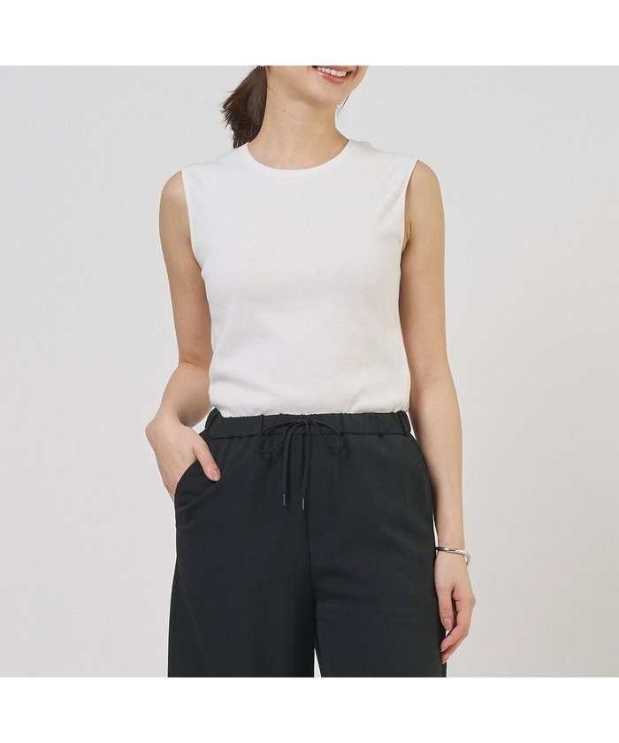 【ジェイ プレス/J.PRESS】のFINE COTTON SLEEVELESS タンクトップ インテリア・キッズ・メンズ・レディースファッション・服の通販 founy(ファニー) https://founy.com/ ファッション Fashion レディースファッション Fashion for Women トップス・カットソー Cut & Sew Tops インド Indian Textile インナー Innerwear カーディガン Cardigan, Knitwear クール Cool, Chic シルバー Silver, Metallic Silver ジャケット Jacket, Outerwear タンク Tank Top, Sleeveless Top リラックス Relax, Relaxed Fit レーシー Lacy, Lace-Like A/W・秋冬 Autumn/Winter S/S・春夏 SS, Spring/Summer, Warm Season 夏 Summer エレガント 上品 Elegant |ID: prp329100004869401 ipo3291000000036289249