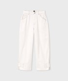 【ポール スミス/Paul Smith】のウィメンズ コントラストステッチ カーペンターパンツ ホワイト|ID: prp329100004869402 ipo3291000000036289264